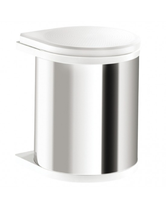Cubo de basura sencillo,15 litros, Acero Hafele 502.12.023